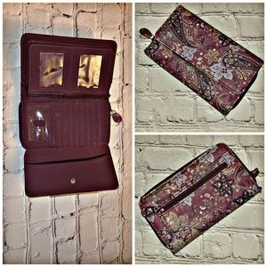 Purple Floral Wallet